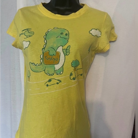 Cute Kawaii Kid drawing of Godzilla shirt - Picture 6 of 6
